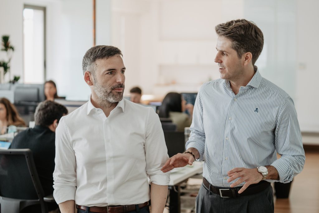 El equipo de The Juris en la oficina de Barcelona