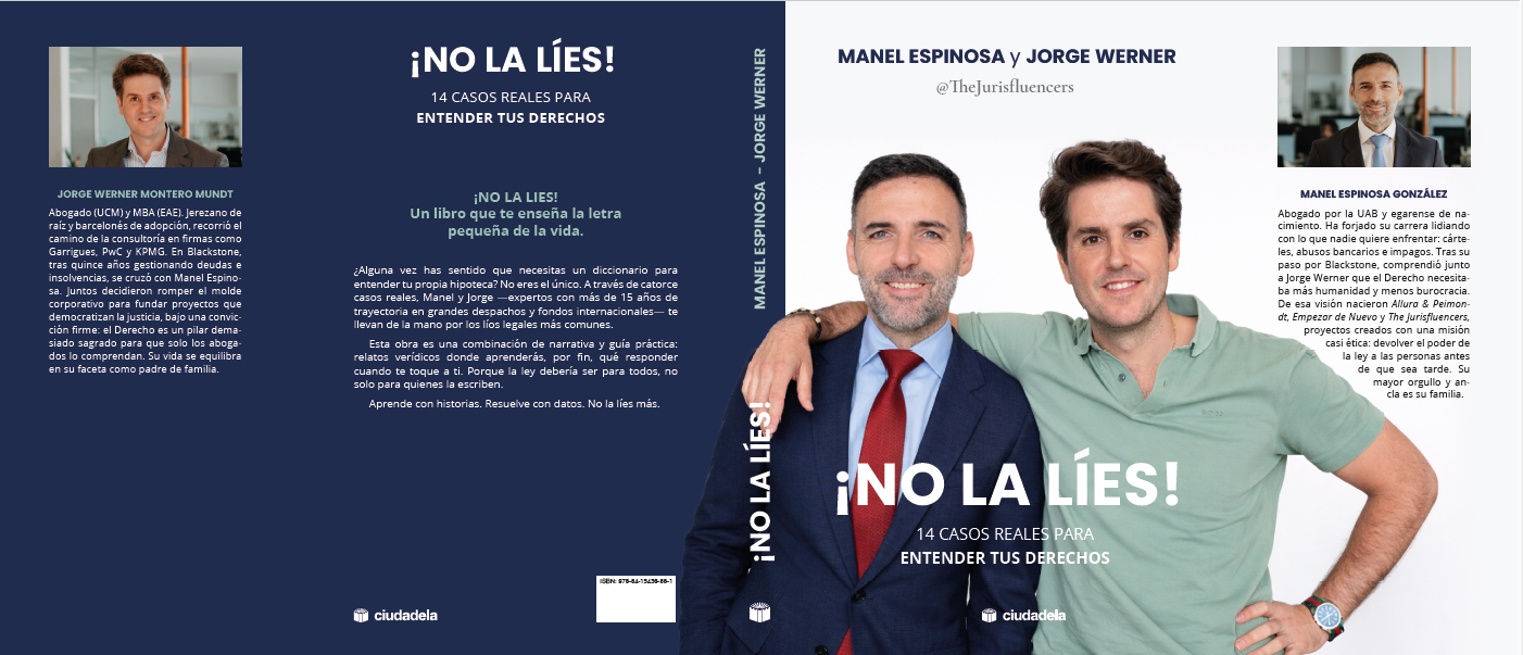 No la lies — El libro de The Jurisfluencers