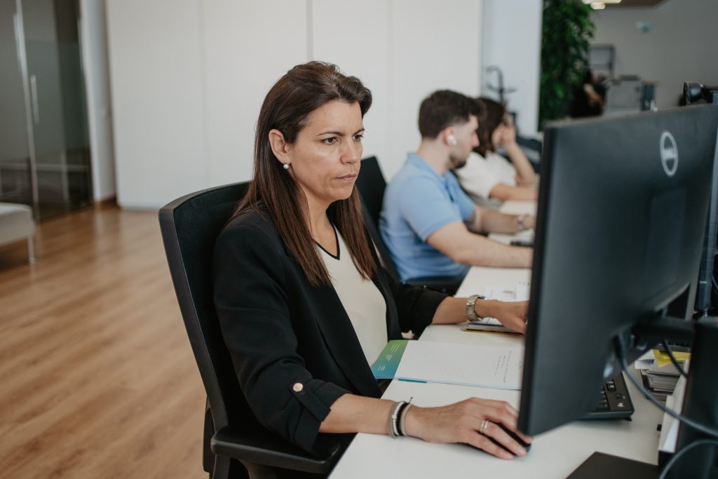 El equipo de The Juris en la oficina de Barcelona