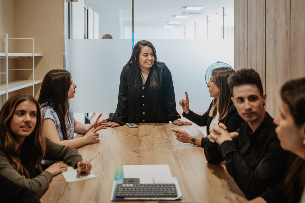 El equipo de The Juris en la oficina de Barcelona